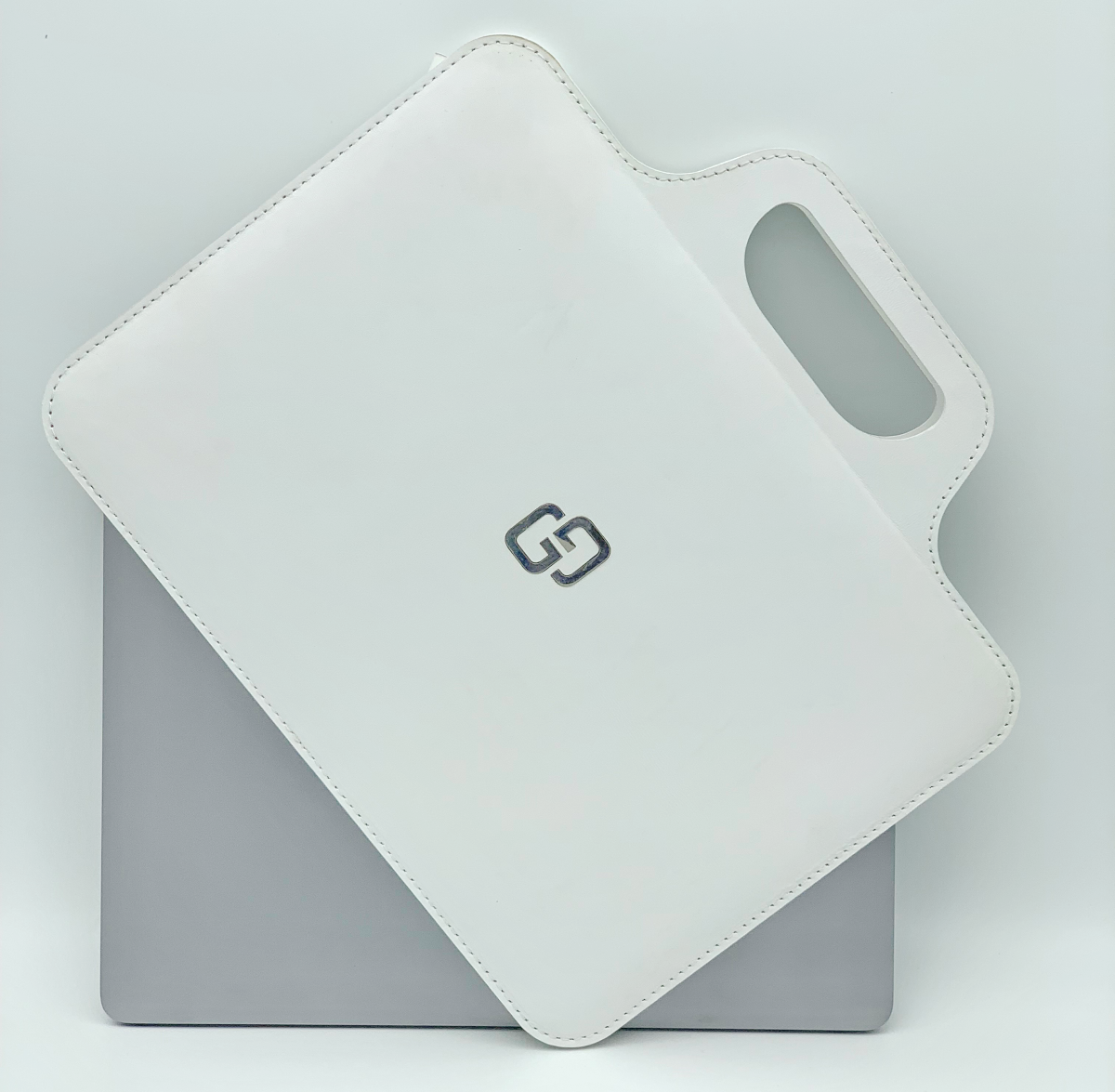 Сумка (чехол) Golden Gram GG® Для MacBook Pro, Air (White) 2020 натуральная кожа аллигатора